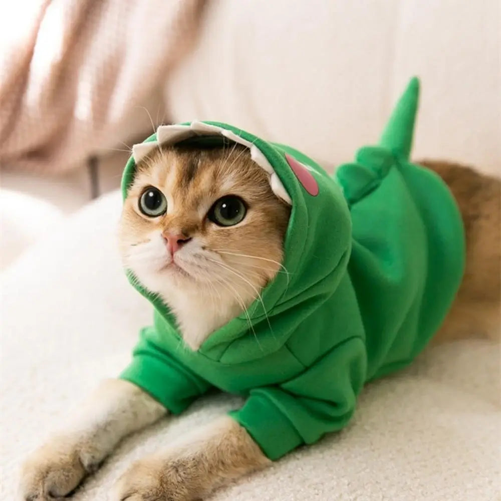 Cute Hoodie Cat Costume for Kids and Adults Animal Onesie Pajamas
