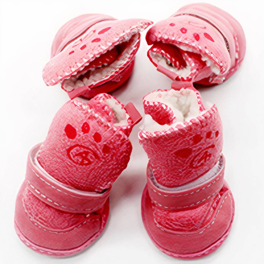 Suede Snow Boots for Small Dogs Waterproof Warm Dog Winter Shoes