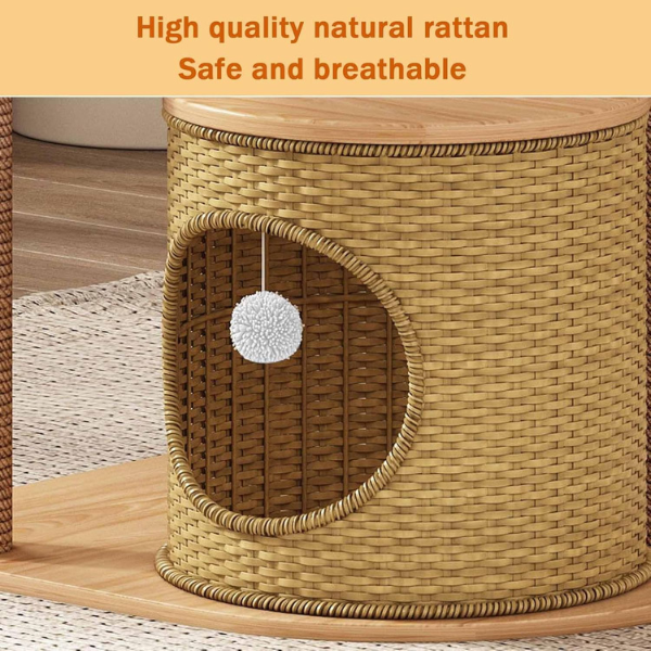 Cat Tree Tower - Cat Condo with Sisal Scratching Post