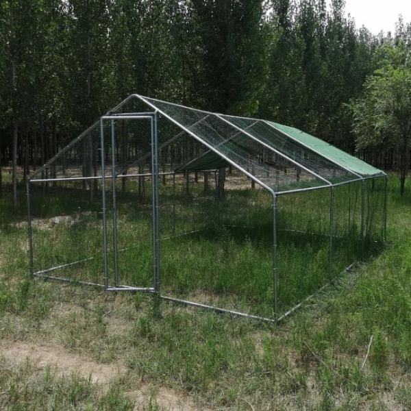 Chicken Coop Run 258 Sq Ft Chicken Enclosure Galvanized Steel Backyard Poultry Pen