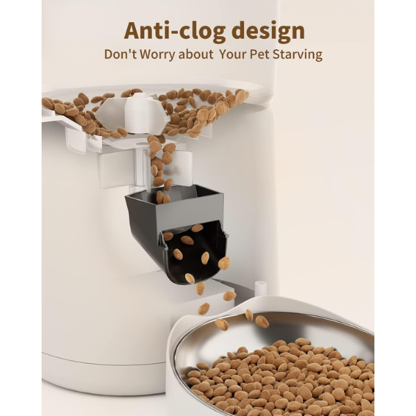 Smart Cat Food Dispenser Automatic Pet Feeder with Portion Control