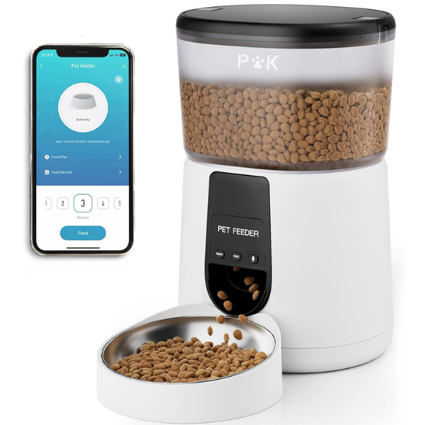 Smart Cat Food Dispenser Automatic Pet Feeder with Portion Control