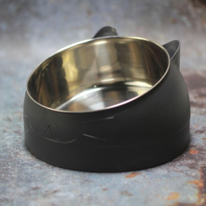 Elevated Cat Feeding Bowl Raised Pet Food Dish for Cats