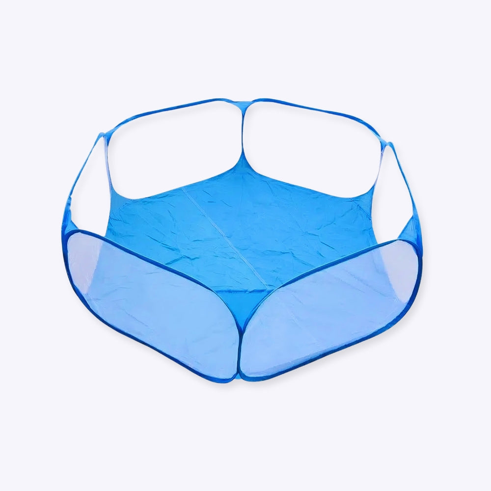 Foldable Dog Fence Portable Pet Gate Playpen Panel Barrier