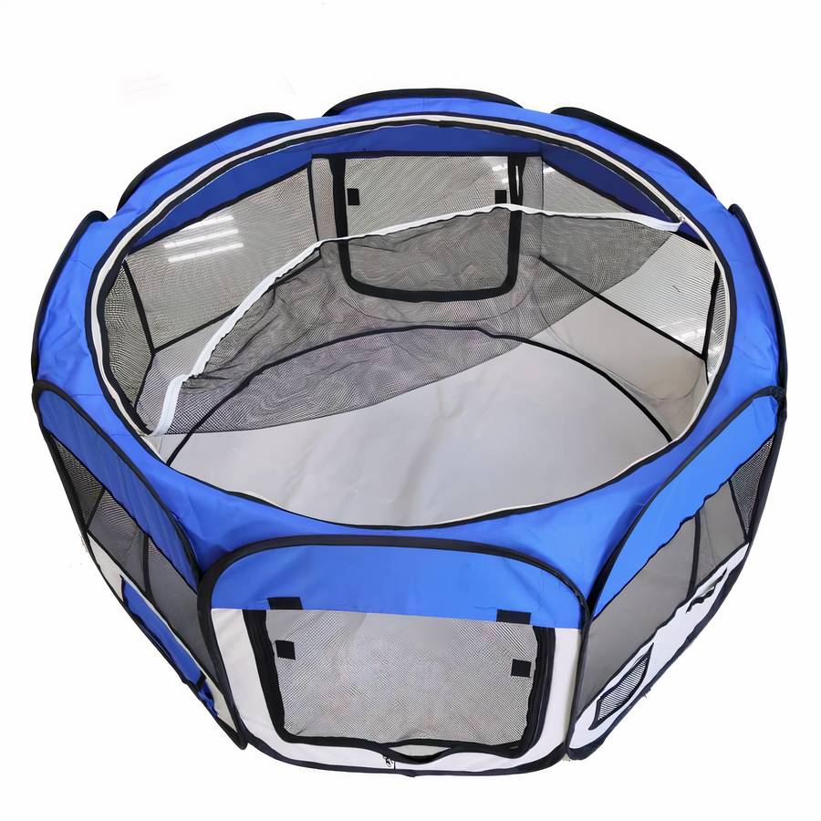 Foldable Octagon Dog Tent Portable Pet Shelter Outdoor Canopy