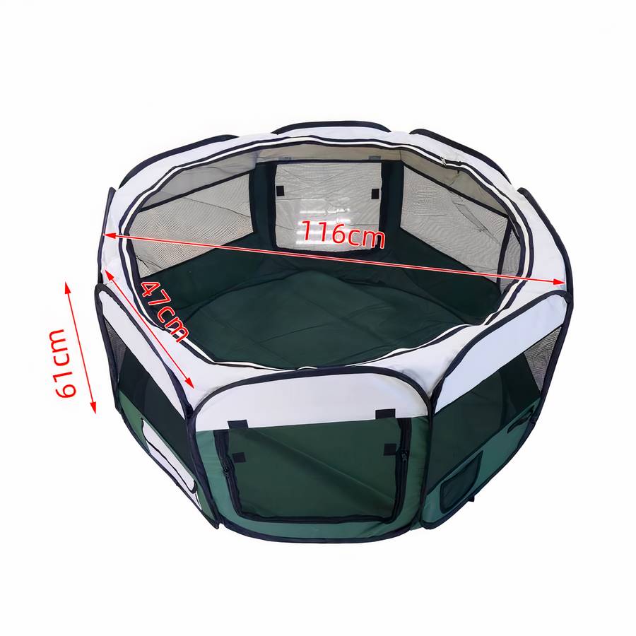 Foldable Octagon Dog Tent Portable Pet Shelter Outdoor Canopy