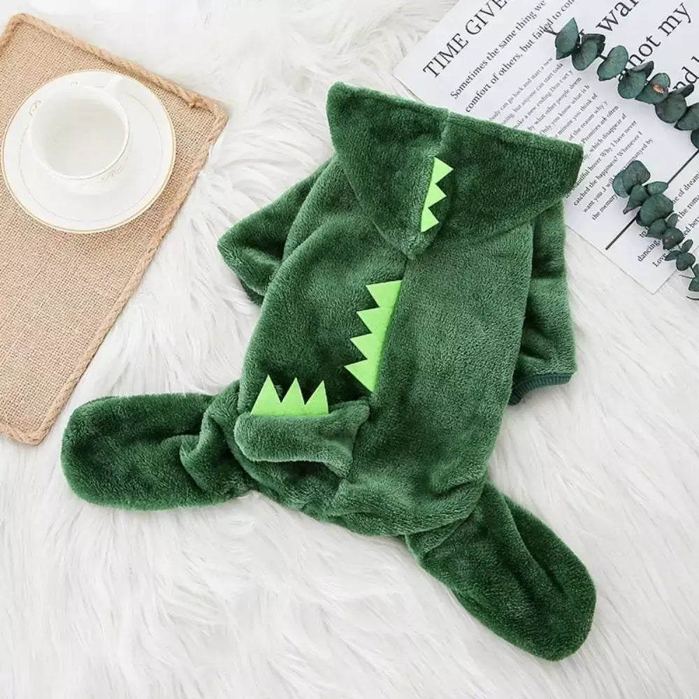 Dinosaur Hoodie Cat Costume Kids Animal Pajamas Dress Up