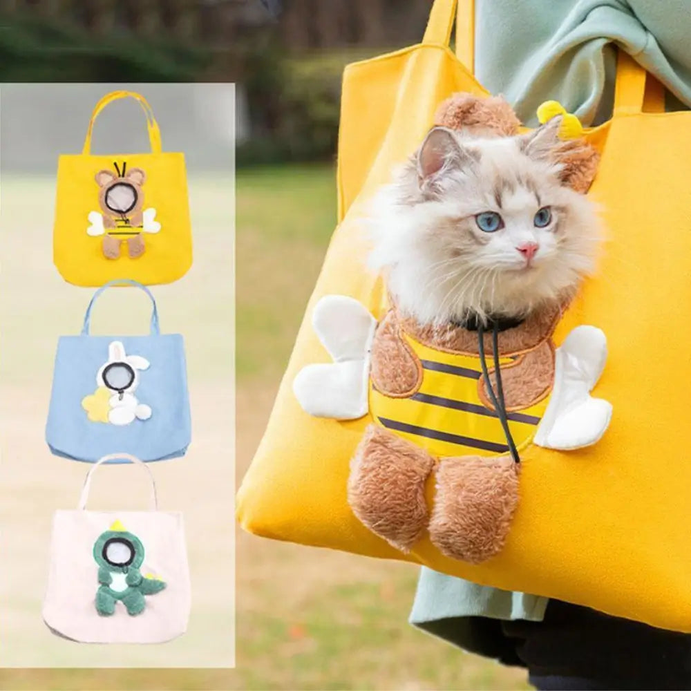 Animal Print Cat Tote Bag Casual Everyday Carryall Bag