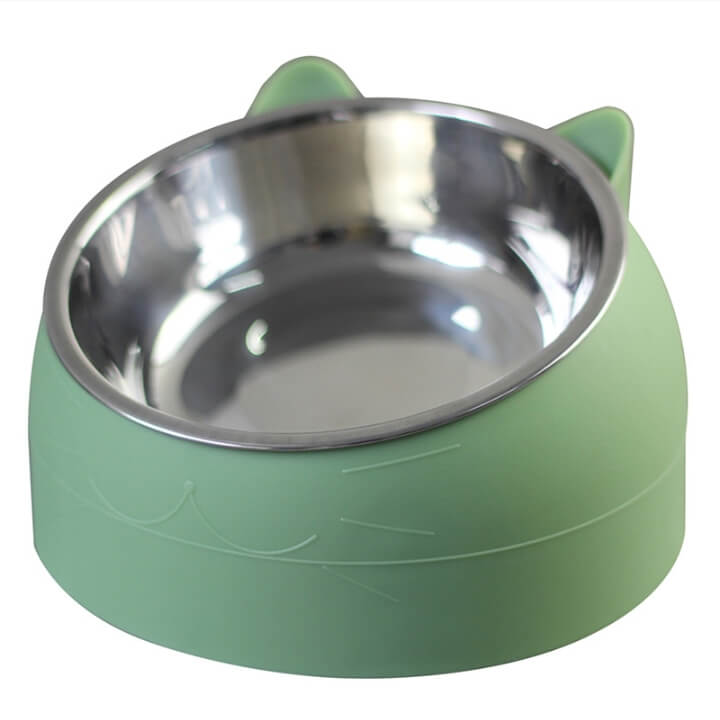 Elevated Cat Feeding Bowl Raised Pet Food Dish for Cats