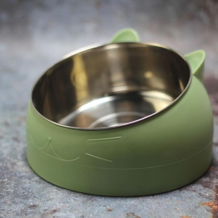 Elevated Cat Feeding Bowl Raised Pet Food Dish for Cats