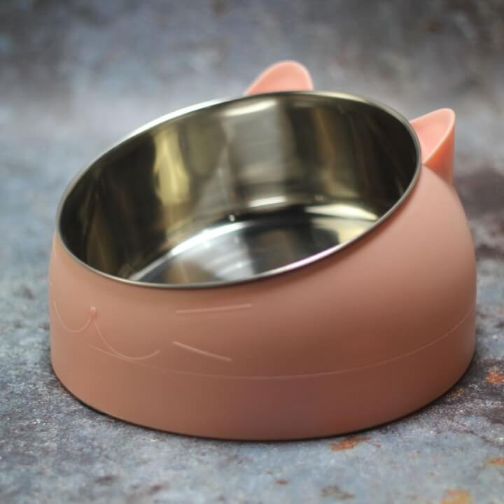 Elevated Cat Feeding Bowl Raised Pet Food Dish for Cats