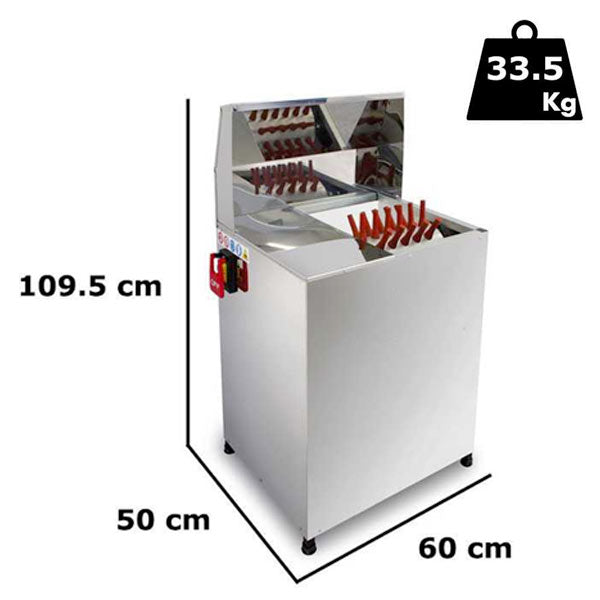 54 Finger Wet Poultry Plucker 250W Drum Plucker Machine for Chickens Ducks Turkeys