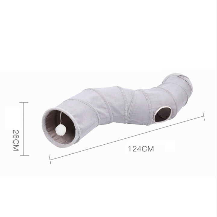 Large Cat Tunnel Toy Interactive Play Tube for Cats