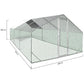 Galvanized Steel Chicken Run Enclosure 65 to 195 Sq Ft Wire Mesh Coop Pen