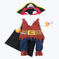 Funny Pirate Cat Costume Pet Halloween Outfit