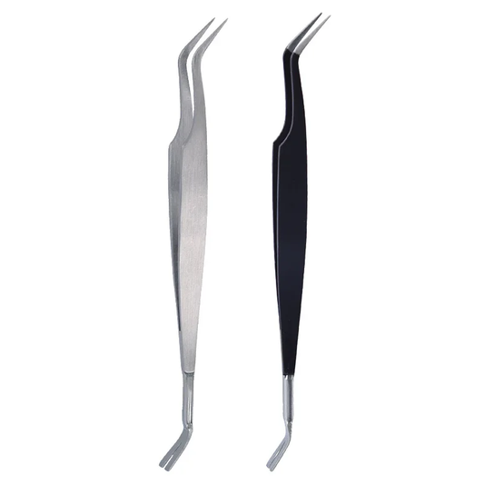 2-in-1 Tick Remover Tool for Dogs and Cats Veterinary Tick Tweezer