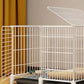White Double Door Dog Playpen Fence Pet Enclosure