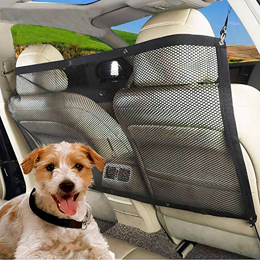 Car Dog Barrier Pet Car Seat Divider Adjustable Vehicle Safety Gate
