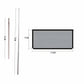 Dog Mesh Barrier Gate Pet Safety Fence for Small to Large Dogs