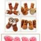 Suede Snow Boots for Small Dogs Waterproof Warm Dog Winter Shoes