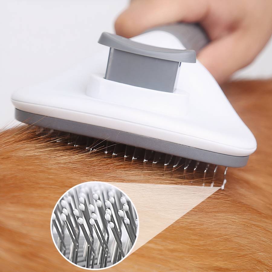 Self Cleaning Dog Grooming Brush Prime Fur Deshedding Tool for Shedding Control
