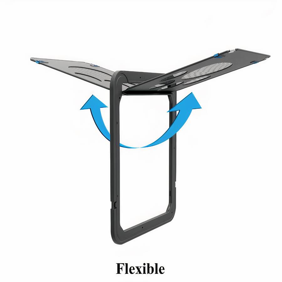 Dog Door Pet Flap for Dogs Adjustable Easy Installation