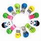 Thick Warm Colorful Dog Booties for Winter Outdoor Protection