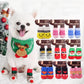 Multicolor Warm Cotton Dog Booties Cozy Non Slip Pet Slippers