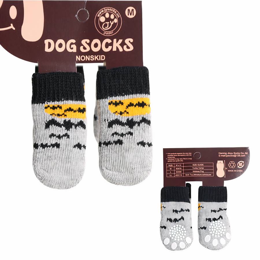 Multicolor Warm Cotton Dog Booties Cozy Non Slip Pet Slippers