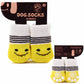 Multicolor Warm Cotton Dog Booties Cozy Non Slip Pet Slippers