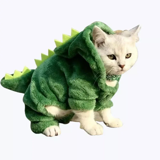 Dinosaur Hoodie Cat Costume Kids Animal Pajamas Dress Up