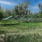 Chicken Coop Run - 344 sq ft 8x4x2.8 ft Galvanized Steel Outdoor Poultry Pen with 1.5 inch Mesh Wire