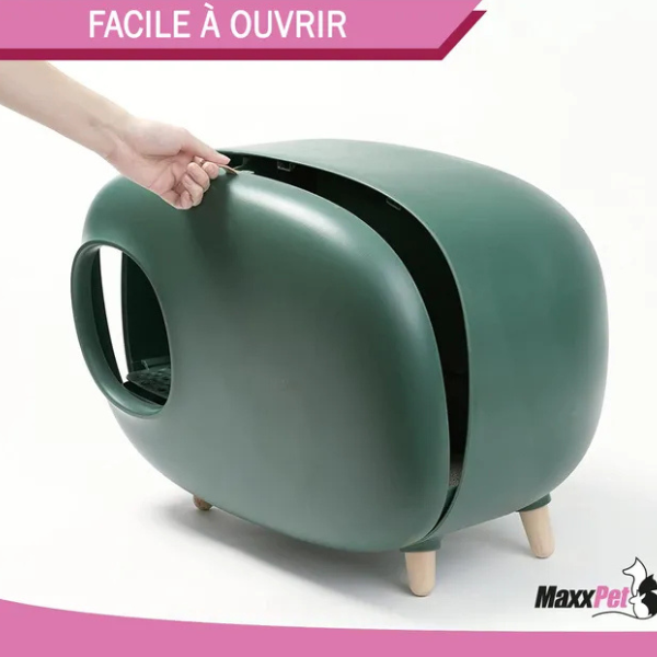 Cat Litter Box 24x15x18 Inches Closed Enclosed Cat Toilet House with Lid