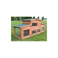 Outdoor Rabbit Hutch Cage 185x51x75cm Large Pet Bunny House with Run