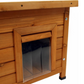 Wooden Cat House Natural Cat Shelter Cozy Pet Cabin for Cats