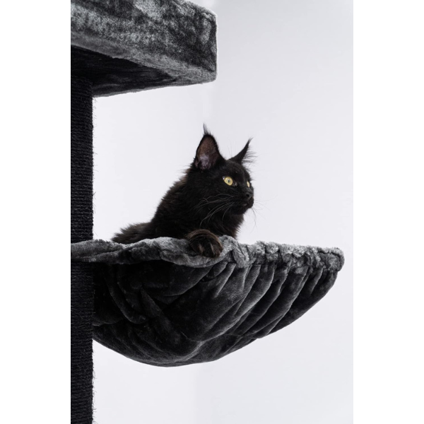 Giant XXL Cat Tree 48 x 176 cm Cat Tower Scratching Post Play Center