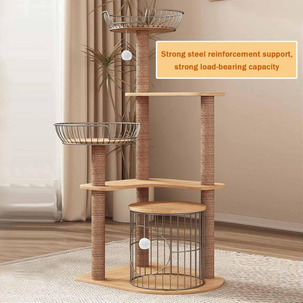 Cat Tree Tower - Cat Condo with Sisal Scratching Post