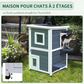 Weatherproof Outdoor Cat House Durable Waterproof Shelter for Cats