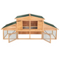 Wooden Hamster Cage Small Rodent Hutch 226 x 77 x 95.5 cm