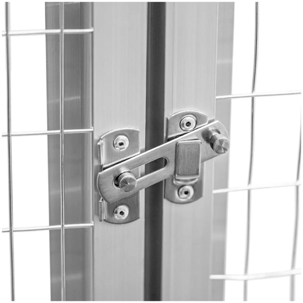 XXL Aluminum Outdoor Bird Aviary 48 x 70 x 77 Inches with 63 x 24 Inch Door