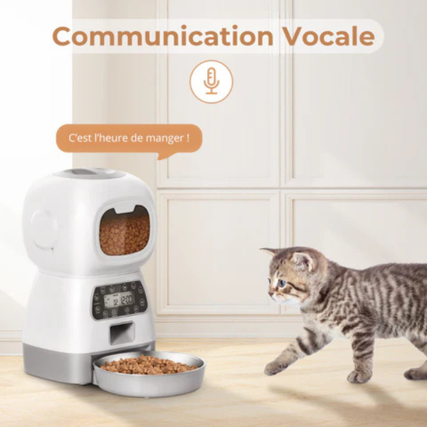 Automatic Pet Feeder for Dog and Cat Dry Food Portion Control