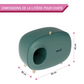 Cat Litter Box 24x15x18 Inches Closed Enclosed Cat Toilet House with Lid