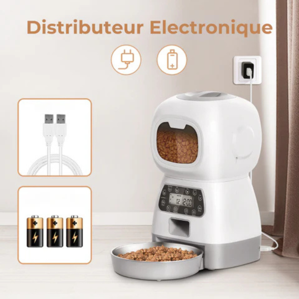 Automatic Pet Feeder for Dog and Cat Dry Food Portion Control