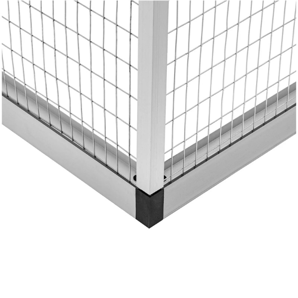 XXL Aluminum Outdoor Bird Aviary 48 x 70 x 77 Inches with 63 x 24 Inch Door