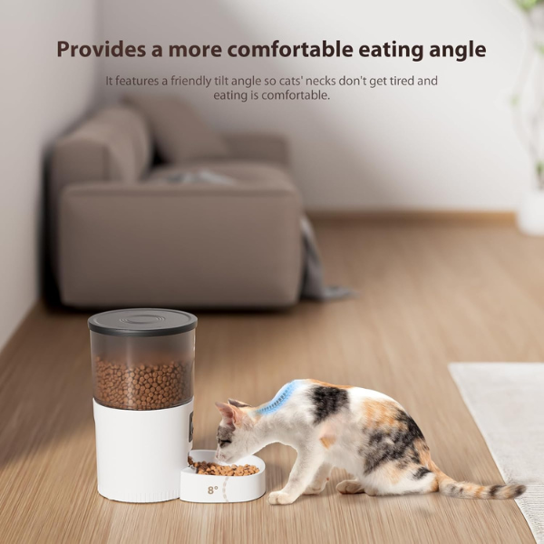 Programmable Automatic Cat Food Dispenser Feeder Dry Kibble Timer