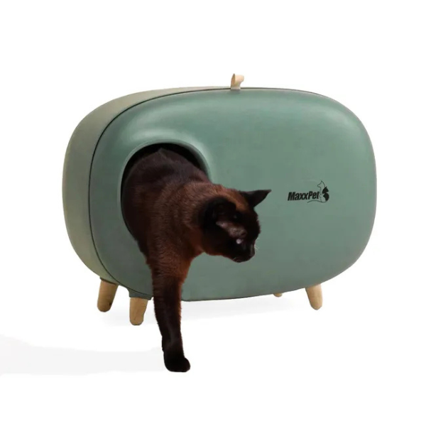 Cat Litter Box 24x15x18 Inches Closed Enclosed Cat Toilet House with Lid