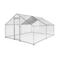 Chicken Coop Run 129 Sq Ft Outdoor Wire Mesh Enclosure 4x3 ft Galvanized Steel Fence