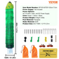 Electric Poultry Fence Kit 4ft x 168ft PE Mesh Netting with Posts and Double Pointed Stakes Portable Utility Chicken Fence Mesh