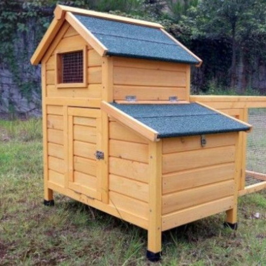 Chicken Coop Large - For 1 to 2 Hens - Shingle Roof