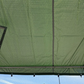 Chicken Run Coop - 64.5 sq ft 1.5 inch Wire Mesh 6.5x9.8x7.4 ft - Galvanized Steel